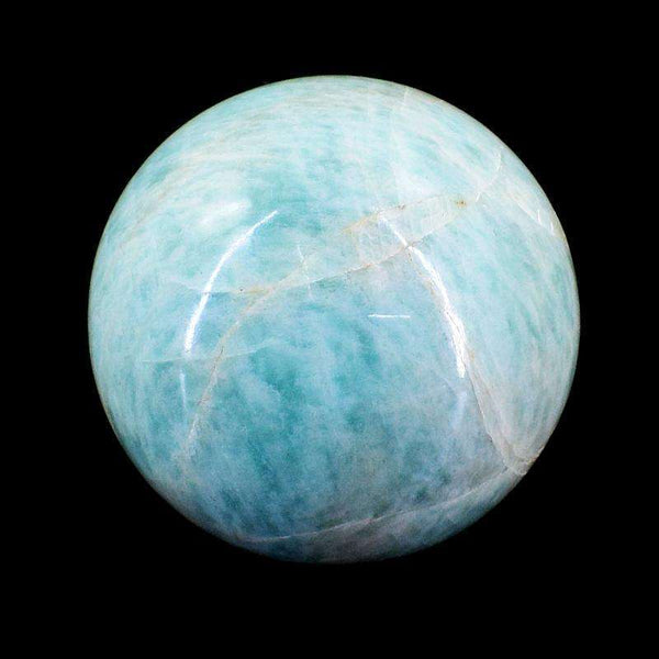 gemsmore:Genuine Amazonite Carved Reiki Healing Sphere