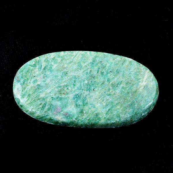 gemsmore:Genuine Amazonite Oval Shape Loose Gemstone