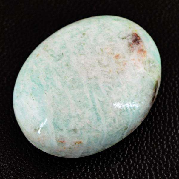 gemsmore:Genuine Amazonite Oval Shape Untreated Loose Gemstone