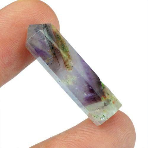 gemsmore:Genuine Bi Color Amethyst Healing Point