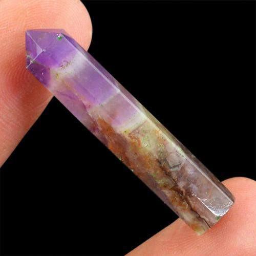 gemsmore:Genuine Bi Color Amethyst Healing Point