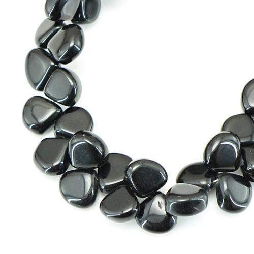 gemsmore:Genuine Black Onyx AAA Gemstone Strand