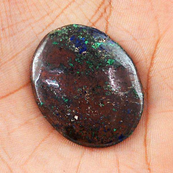 gemsmore:Genuine Bloodstone Oval Shape Untreated Loose Gemstone