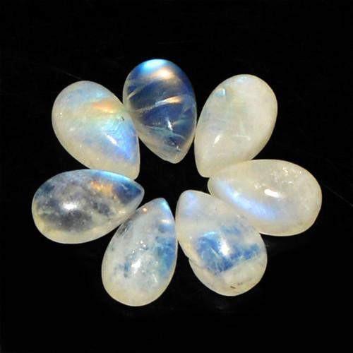 gemsmore:Genuine Blue Color Change Moonstone Gemstone Lot