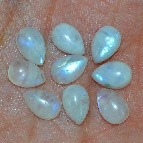 gemsmore:Genuine Blue Color Change Moonstone Gemstone Lot