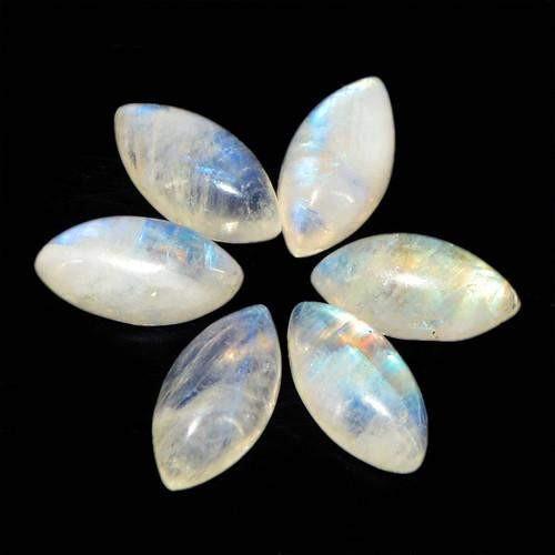 gemsmore:Genuine Blue Color Change Moonstone Gemstone Lot