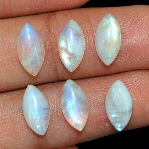 gemsmore:Genuine Blue Color Change Moonstone Gemstone Lot