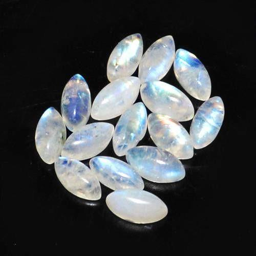 gemsmore:Genuine Blue Color Change Moonstone Gemstone Lot