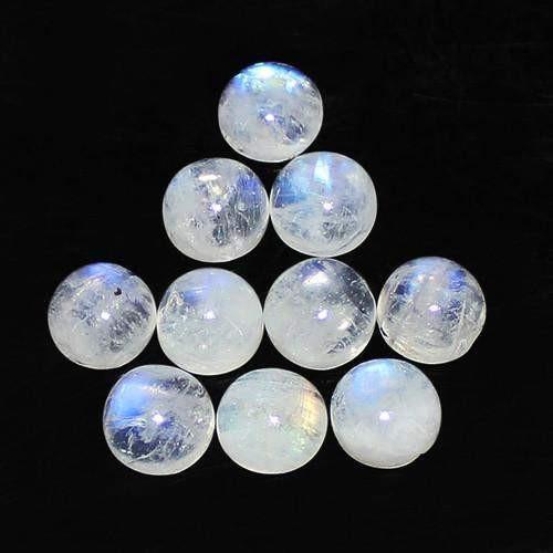 gemsmore:Genuine Blue Color Flash Moonstone Gemstone Lot