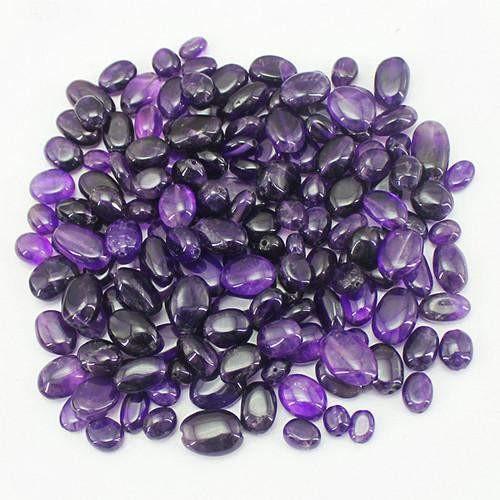 gemsmore:Genuine Bolivian Amethyst Drilled Beads Lot