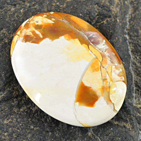 gemsmore:Genuine Brecciated Mookaite Oval Shape Untreated Loose Gemstone