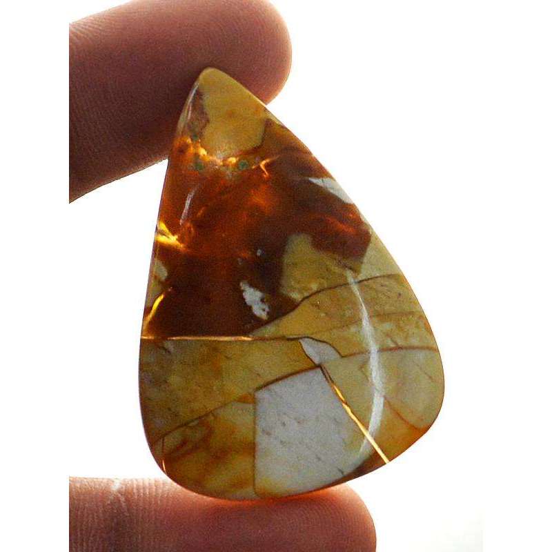 gemsmore:Genuine Brecciated Mookaite Pear Shape Untreated Loose Gemstone