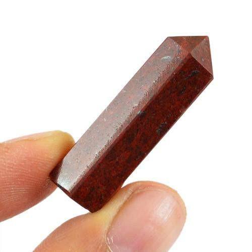 gemsmore:Genuine Brown Jasper Healing Point