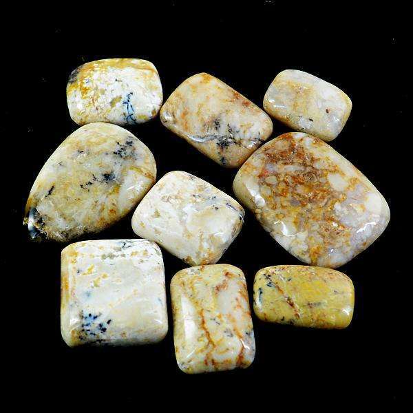 gemsmore:Genuine Dendrite Opal Untreated Loose Gemstone Lot