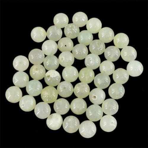 gemsmore:Genuine Drilled Green Aquamarine Beads Lot