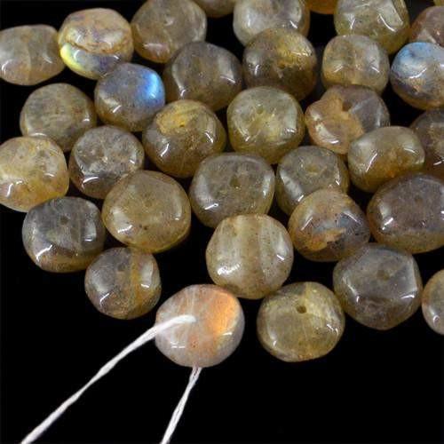 gemsmore:Genuine Drilled Labradorite Beads Lot