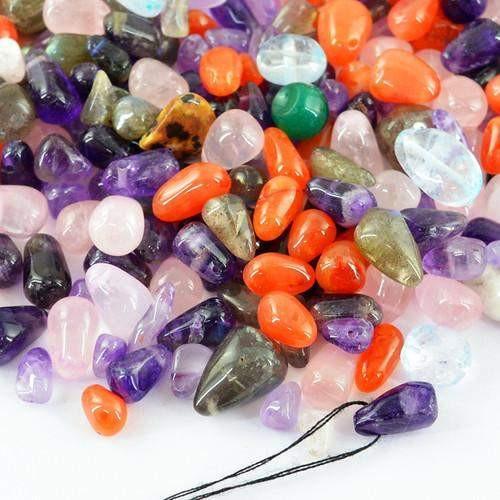 gemsmore:Genuine Drilled Multicolor Beads Gemstone Lot