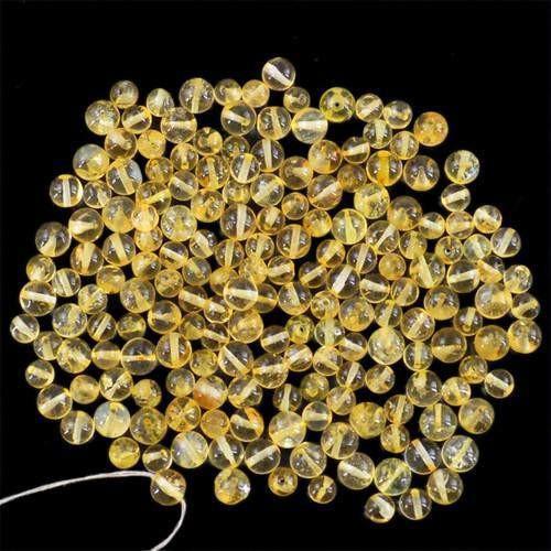 gemsmore:Genuine Drilled Yellow Citrine Beads Lot