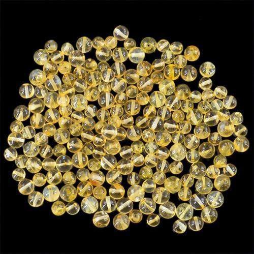 gemsmore:Genuine Drilled Yellow Citrine Beads Lot
