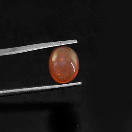 gemsmore:Genuine Ethopian Opal Oval Shaped Gemstone