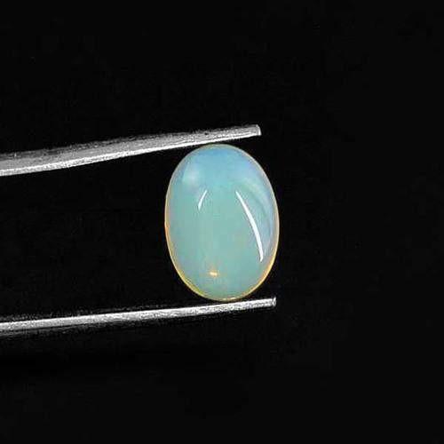 gemsmore:Genuine Ethopian Opal Oval Shaped Gemstone