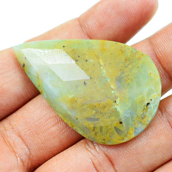 gemsmore:Genuine Faceted Peruvian Opal Untreated Loose Gemstone