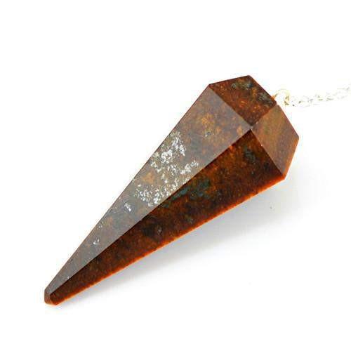 gemsmore:Genuine Golden Tiger Eye AAA Pendulum