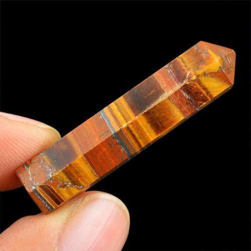 gemsmore:Genuine Golden Tiger Eye Healing Point