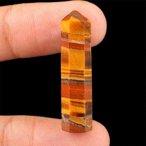 gemsmore:Genuine Golden Tiger Eye Healing Point