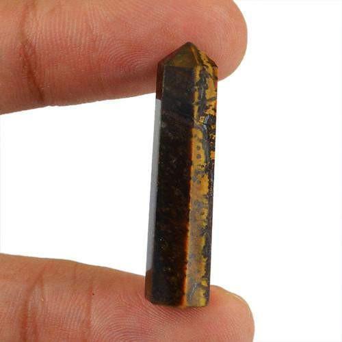 gemsmore:Genuine Golden Tiger Eye Healing Point