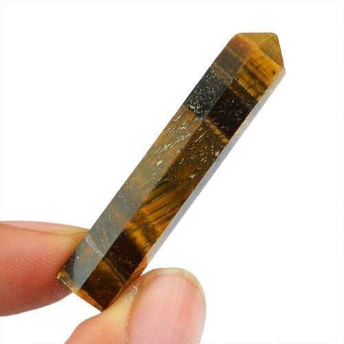 gemsmore:Genuine Golden Tiger Eye Healing Point