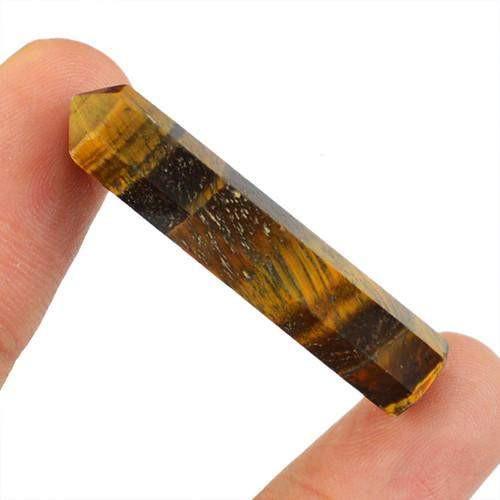 gemsmore:Genuine Golden Tiger Eye Healing Point