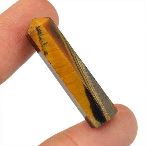 gemsmore:Genuine Golden Tiger Eye Healing Point