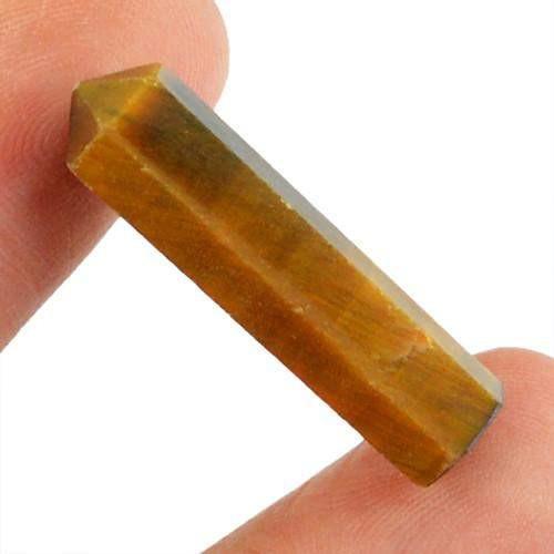 gemsmore:Genuine Golden Tiger Eye Healing Point