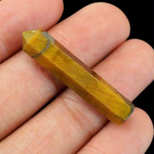 gemsmore:Genuine Golden Tiger Eye Healing Point