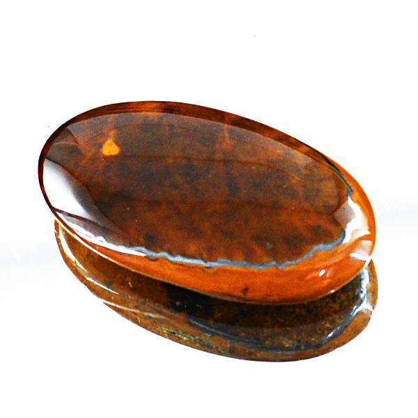 gemsmore:Genuine Golden Tiger Eye Oval Shape Untreated Loose Gemstone