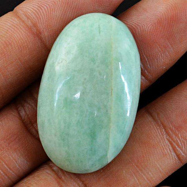 gemsmore:Genuine Green Aquamarine Oval Shape Loose Gemstone