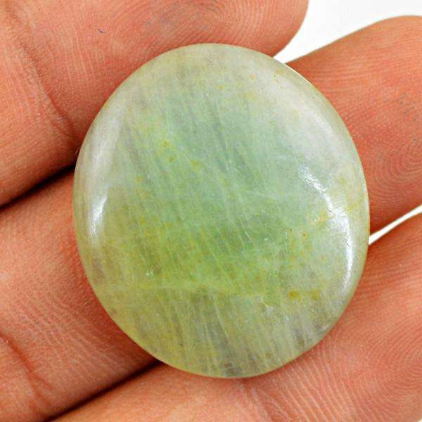 gemsmore:Genuine Green Aventurine Oval Shape Loose Gemstone