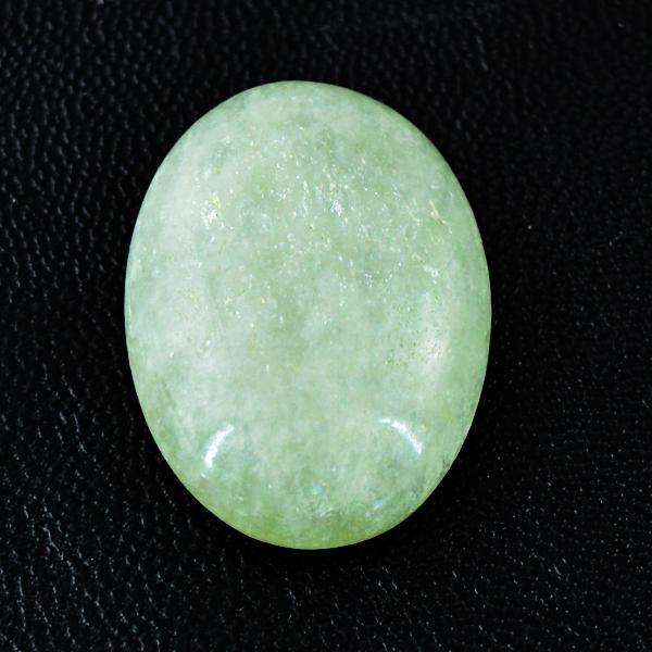 gemsmore:Genuine Green Aventurine Oval Shape Untreated Loose Gemstone