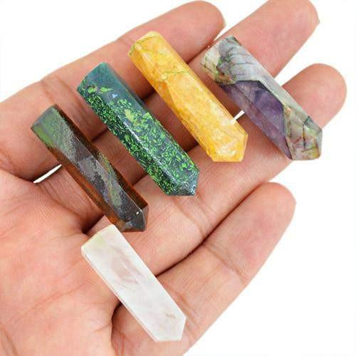 gemsmore:Genuine Healing Point Gemstone Lot