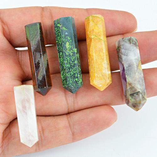 gemsmore:Genuine Healing Point Gemstone Lot