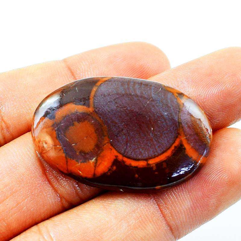 gemsmore:Genuine Hungarian Agate Oval Shape Loose Gemstone