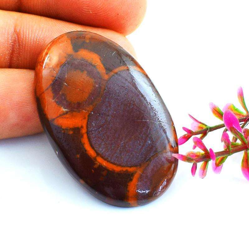 gemsmore:Genuine Hungarian Agate Oval Shape Loose Gemstone