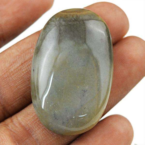 gemsmore:Genuine Jasper Oval Shape Untreated Loose Gemstone