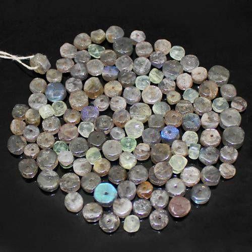 gemsmore:Genuine Labradorite Drilled Beads Lot