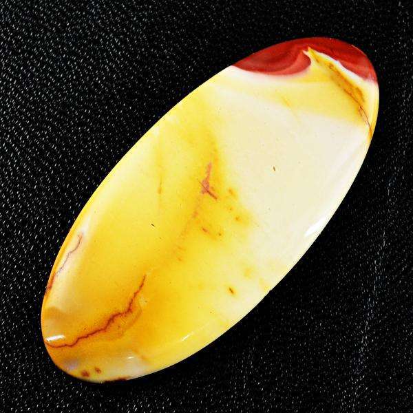 gemsmore:Genuine  Mookaite Oval Shape Untreated Loose Gemstone