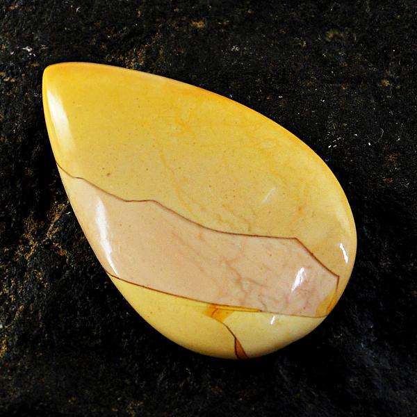 gemsmore:Genuine Mookaite Pear Shape Untreated Loose Gemstone