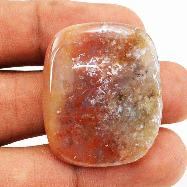 gemsmore:Genuine Moss Agate Untreated loose Gemstone