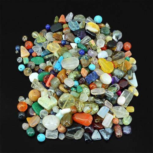 gemsmore:Genuine Multicolor Drilled Beads Lot