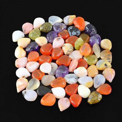 gemsmore:Genuine Multicolor Drilled Beads Lot